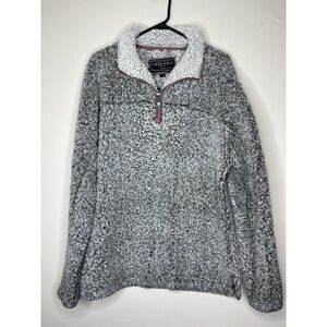 True Grit Men’s Sherpa Frost Tipped Pile 1/4 Pullover Jacket